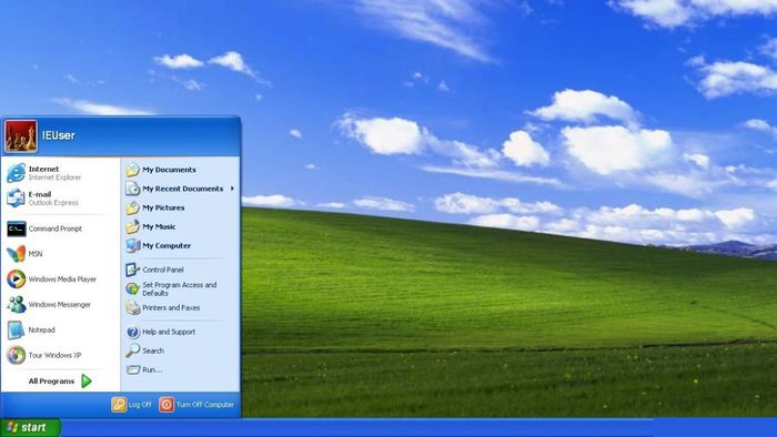 Giao diện Desktop trên hệ điều hành Windows XP
